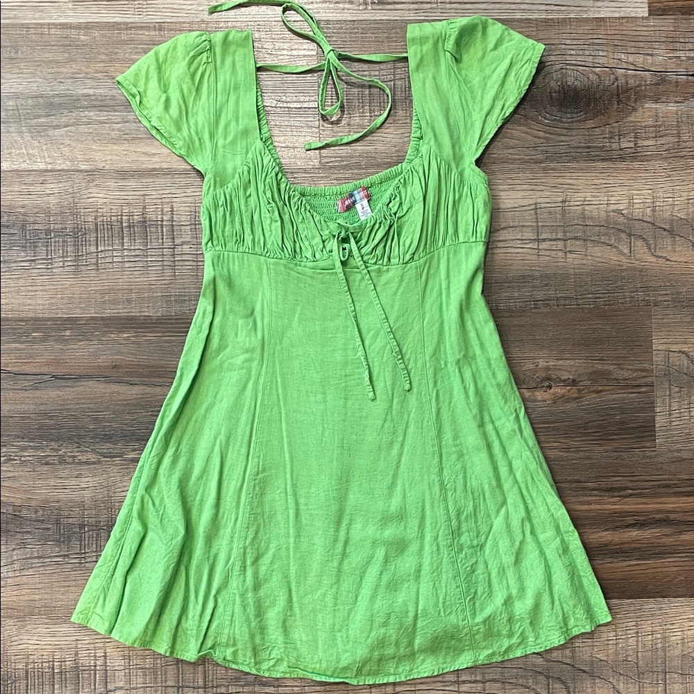 Urban Outfitters Lime Green Mini Dress